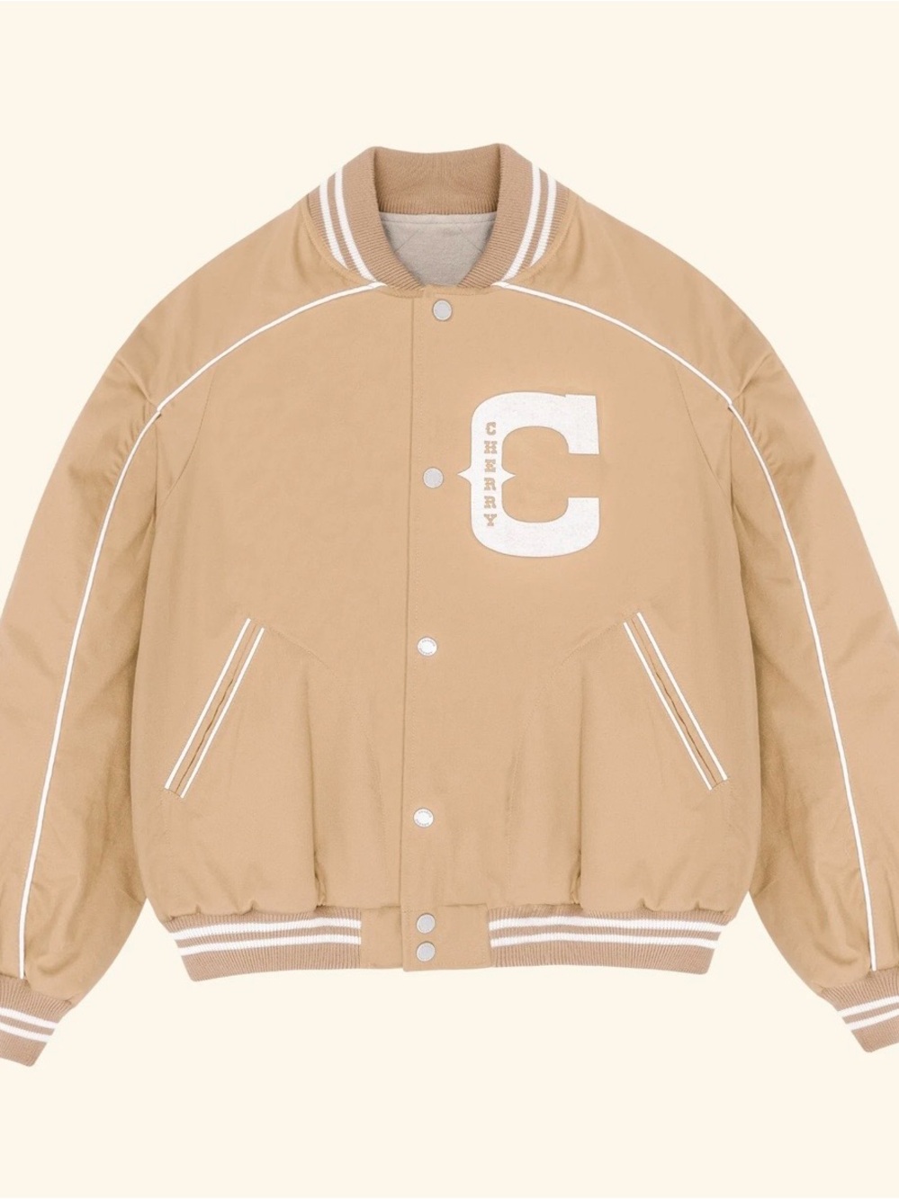 Cherry LA Bomber-  Medium NEW